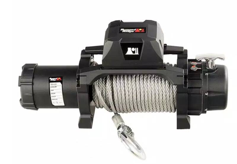 Rugged Ridge Trekker C10 10,000 Lb Cable Winch with Wired Remote • 15100.07