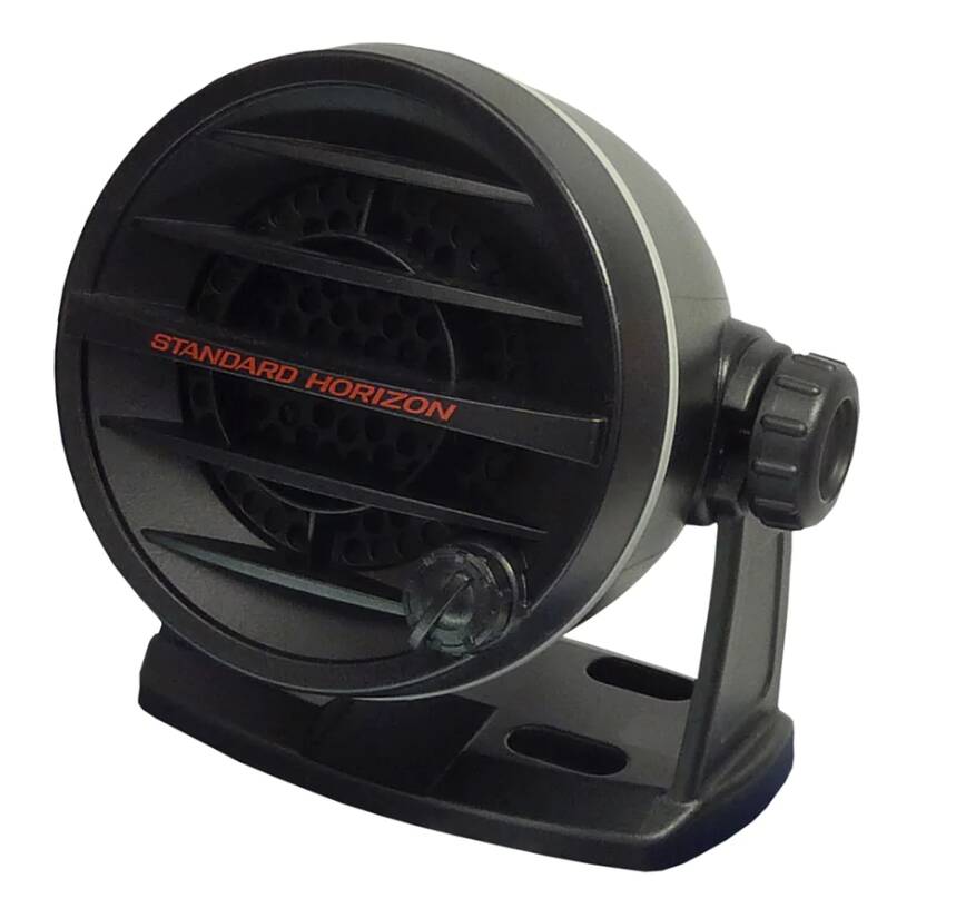 Standard Horizon 1-Way 4-Ohm Black Active VHF Speaker • MLS-410PA-B