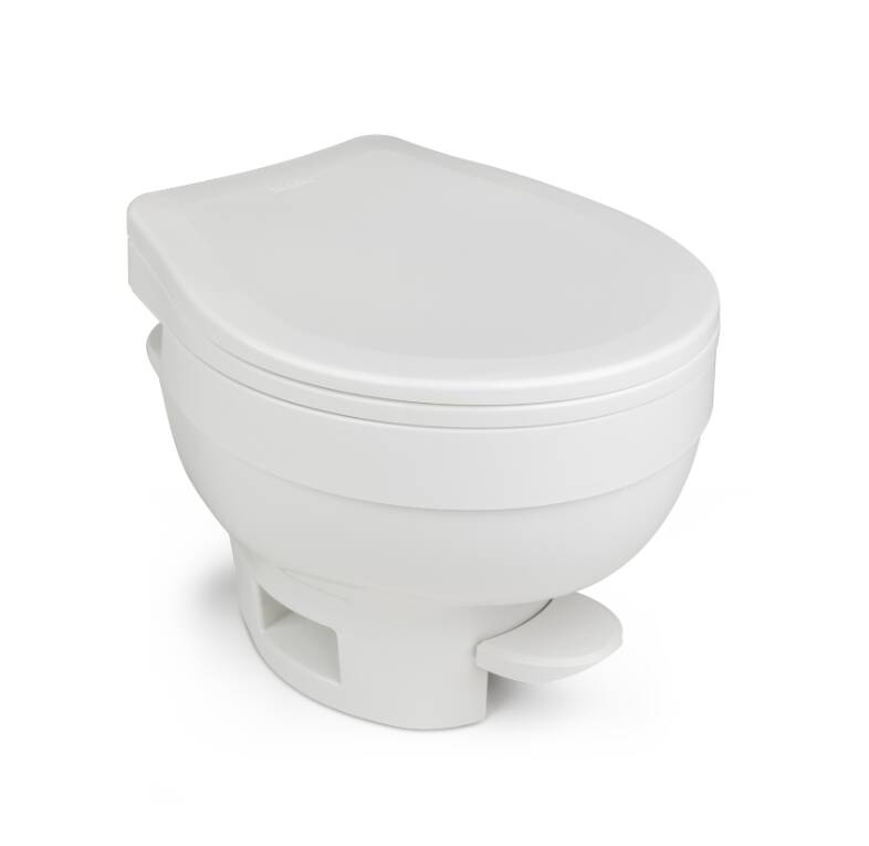 Thetford Aqua-Magic VI Low Profile Toilet With Pedal Flush - White • 31833