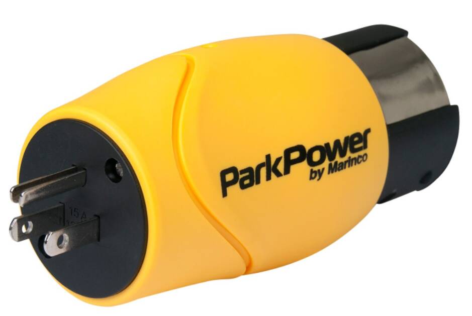 ParkPower Power Cord Adapter (15A Straight Male x 50A Locking Female) • S15-504RV