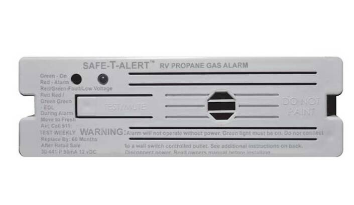 Safe-T-Alert 30 Series RV Propane/LP Gas Alarm - White, Surface Mount • 30-441-P-WT