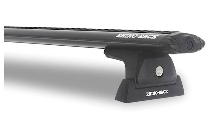 Rhino-Rack Vortex RLT600 Black 2 Bar Roof Rack • JA6204