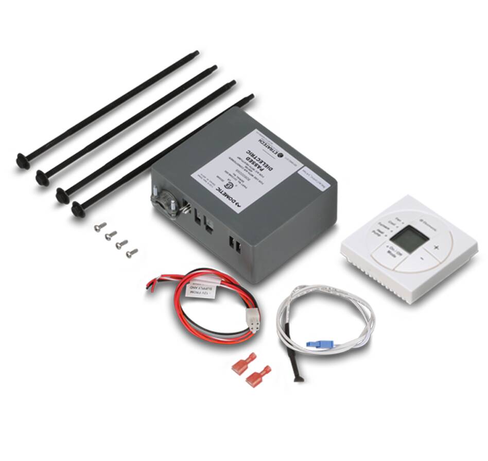 Dometic Single Zone LCD T-Stat w/ Control Board Kit (Cool/Furnace/Heat Pump) - White • 3313189.023