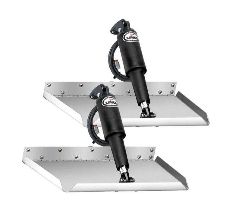 Lenco 12" X 18" Edge Mount 12V Electric Trim Tab Kit • 15017-101
