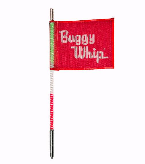 Buggy Whip 6' Green, White, & Red LED Whip for Quick Release Base • BWLED6GWRQ
