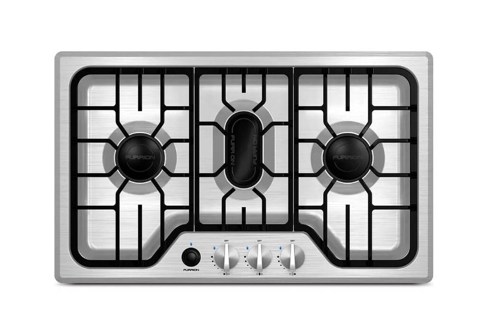 Furrion Chef Collection 3-Burner Gas RV Cooktop - 24" Stainless Steel • 2021123918