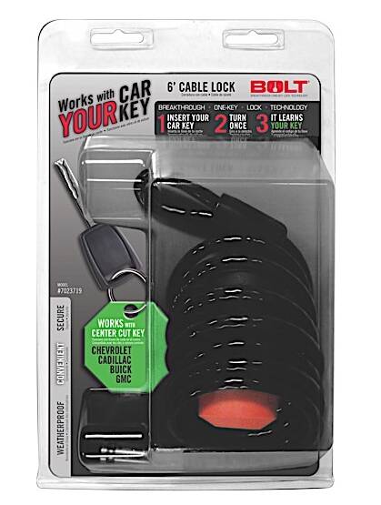 Bolt Lock 6' Cable Lock GM Center Cut • 7023719