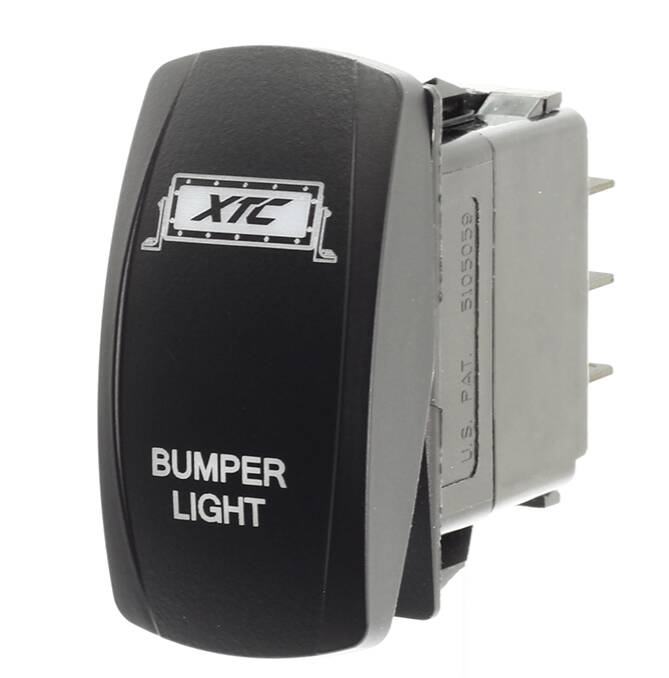 XTC Power Products UTV Bumper Light Bar Rocker Switch • SW11-BB101002
