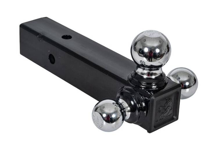 Buyers Tri-Ball Hitch With Chrome Towing Balls - 2-1/2 Inch Receiver • 1802252