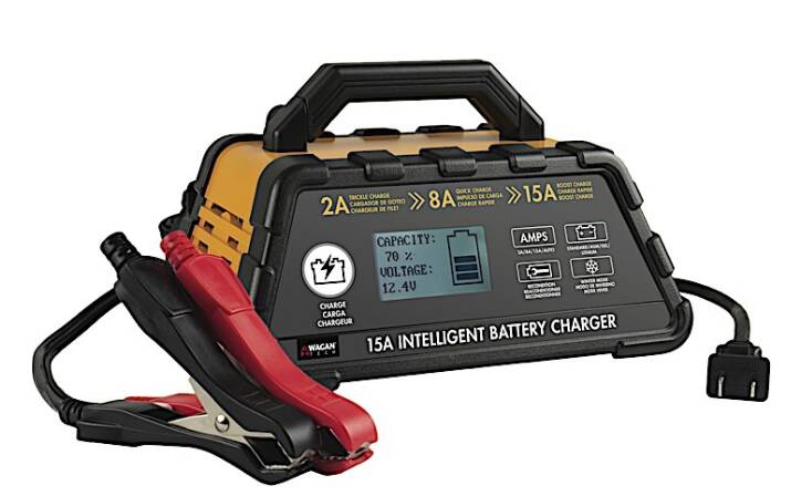 Wagan 15-Amp 6-Stage Intelligent Battery Charger • 7407