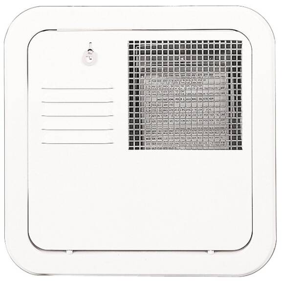 Suburban Water Heater Access Door, 10/12/16 Gallon, Polar White • 6259APW