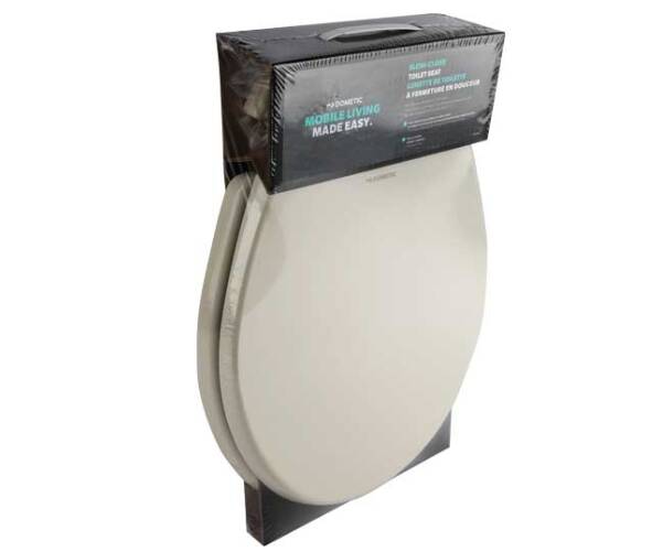 Dometic Slow-Close Wood Toilet Seat for 310 Toilet, Bone • 385312074