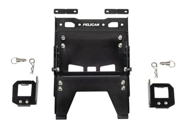 Pelican Cargo Case Side Mount (Toyota Deck Rail) - Black • SIDEMT-001B-BLK