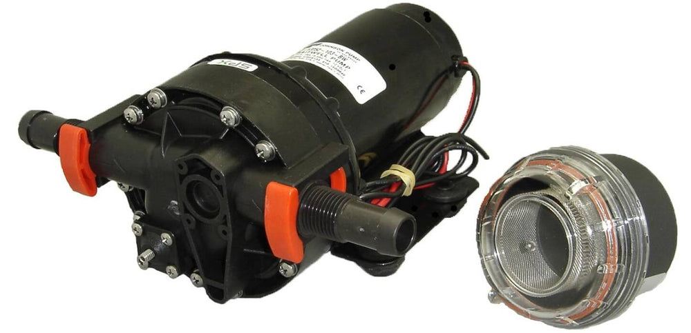 Johnson Pump Aqua Jet WPS 12V 4 GPM Electric Impeller Baitwell Pump • 10-13252-103-BW