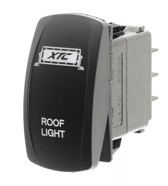 XTC Power Products UTV Roof Light Bar Rocker Switch • SW11-BB101005