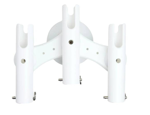 SeaSucker Pro Series Polypropylene Flush Mount 3-Rod 3-Rod Holder • MF5083
