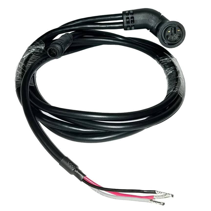 Raymarine 4.9' Power/Data Cable with NMEA/Bare Wires Angled Connectors for Axiom Displays • R70561