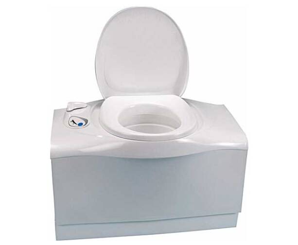 Thetford C402C Removable Cassette Built-in Toilet, White - 5.1 Gallons • 51703