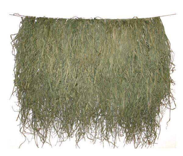 Beavertail Ghillie Grass Green Blind Cover, All Natural Raffia Grass Mat • 400161