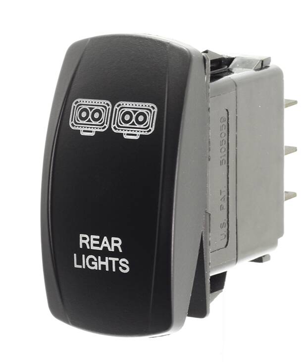 XTC Power Products UTV Rear Lights Rocker Switch • SW11-BB112017