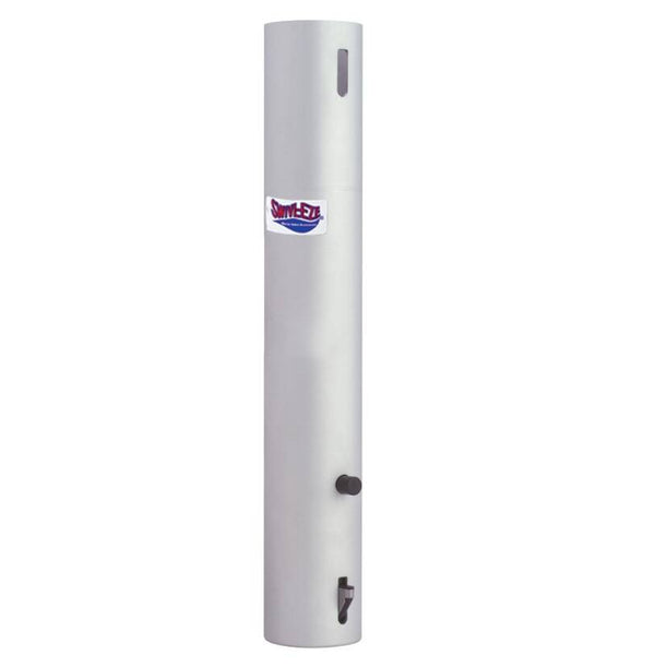 Attwood 238 Series 11" H x 2-3/8" D Aluminum Extension Fixed Post • 238611-1