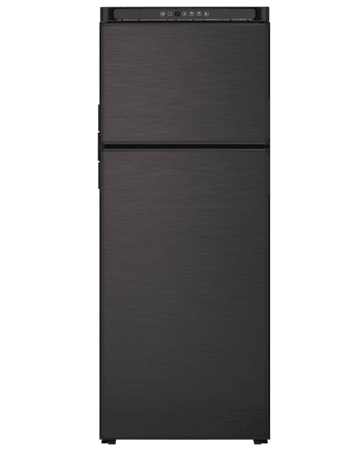 Norcold 10 CuFt 12V DC Compressor Refrigerator, Right Hand, Black • N10DCBKR