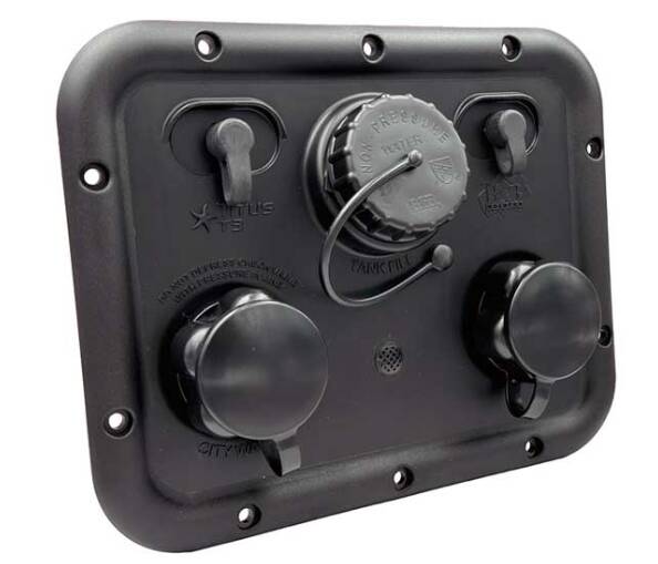 Thetford B&B Molders Titus T3 H2O System, Black • 94348