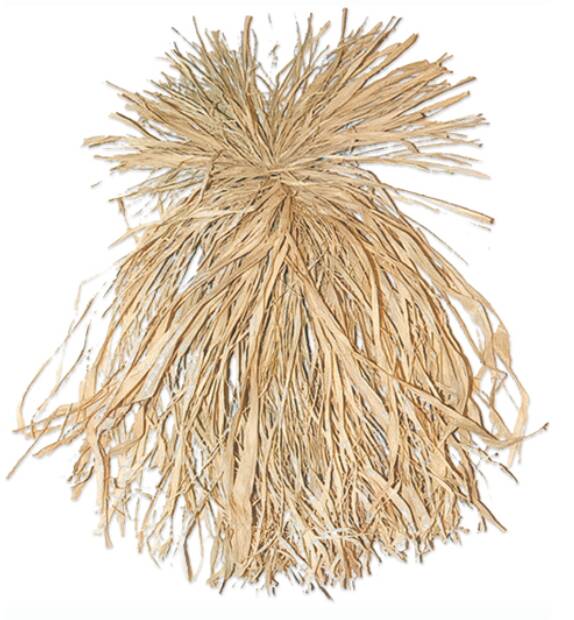 Beavertail Ghillie Grass Natural Blind Cover, All Natural Raffia Grass Bundle • 400159