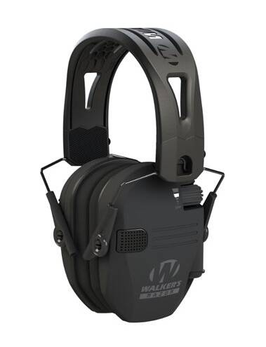 Walker's Razor Tacti-Grip Electronic Muffs – Black • GWP-RSEMRH