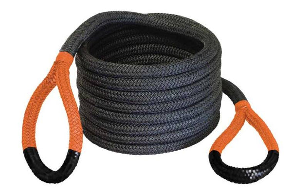 Bubba Rope 30' Black Power Stretch Recovery Rope (Orange Eye) • 176680ORG