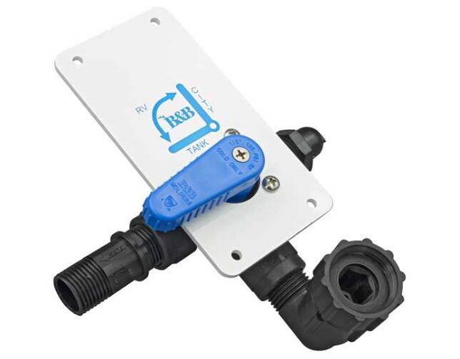 B&B Molders RV Fresh Water Fill Diverter Valve • 94227