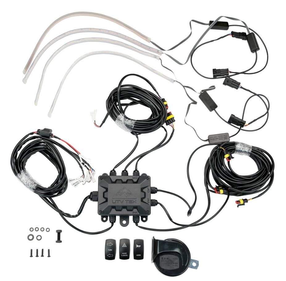 ATV-TEK Elite Series UTV Street Legal Kit w/ LED Eyebrow & Running Lights • ESUTVKIT