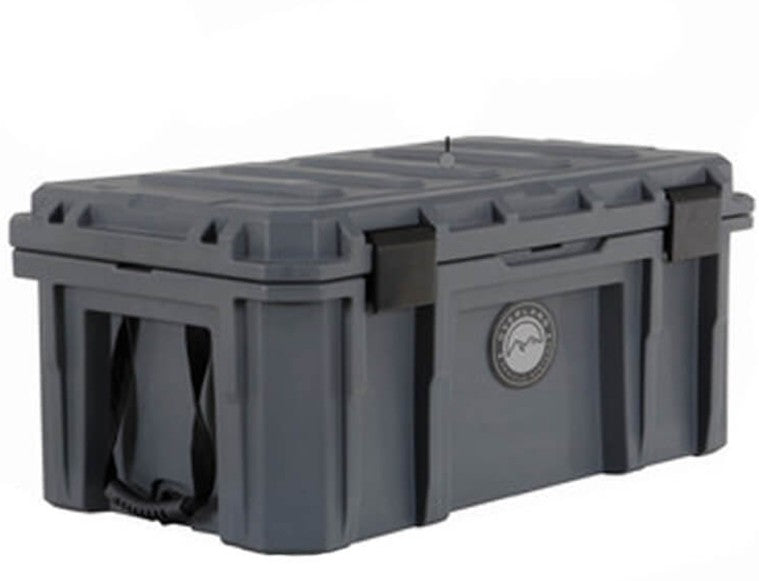 Overland Vehicle Systems D.B.S. - Dark Grey 95 QT Dry Box With Drain and Bottle Opener • 40100011