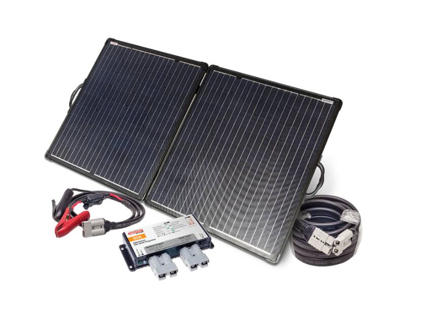 Redarc 200W Folding Solar Panel Kit • SPFP1200-K
