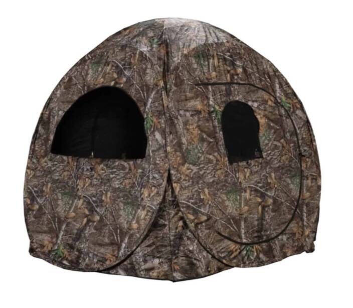 Rhino Blinds Rhino-75 Spring Steel Ground Blind – Realtree Edge • R75-RTE