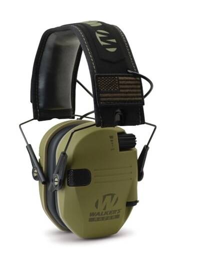 Walker's Razor Patriot Slim Electronic Muffs – Olive Drab Green • GWP-RSEMPAT-ODG