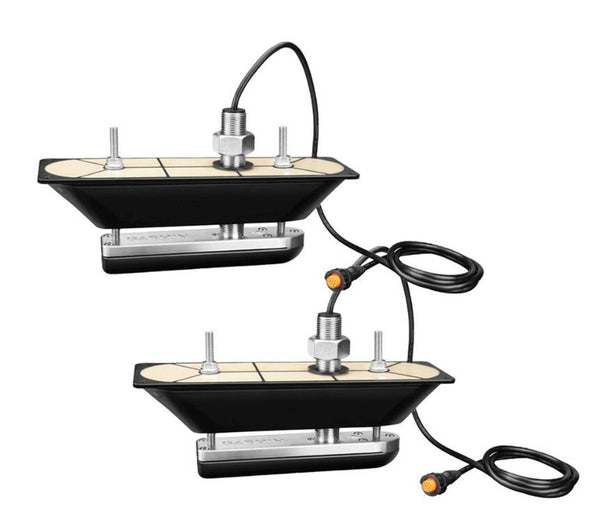 Garmin GT30-THP Stainless Steel External Thru-hull Mount Transducers with Y-Cable, Pair • 010-01961-11