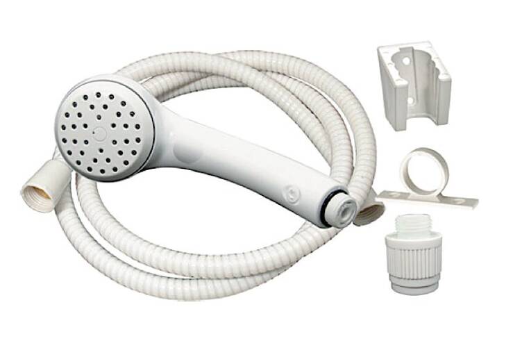Valterra Airfusion RV Handheld Shower Kit - White • PF276050