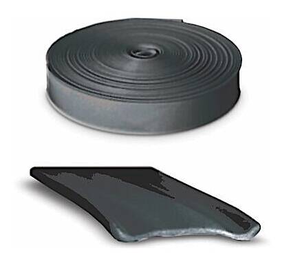 RV Designer Narrow Vinyl Insert Trim, 3/4" Wide, 50' Roll, Black • E532