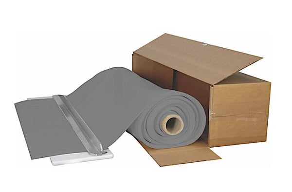 Carefree Cut-To-Fit Solid Gray Slide-Out Replacement RV Awning Fabric • JF000C