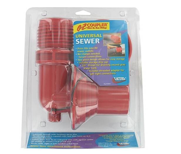 Valterra EZ Coupler Red 90° Sewer Adapter • F02-3305VP