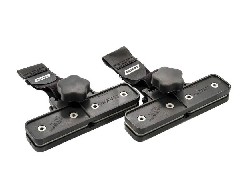 Camco De-Flapper MAX Black Awning Fabric Clamps 2 Pieces • 42251