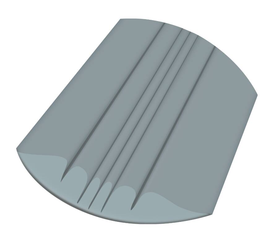 Megaware Keelguard 7' L Gray Keel Protector • 20507
