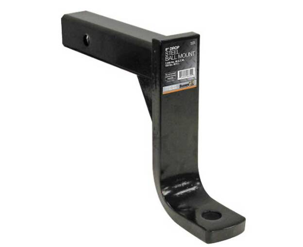 Buyers 2 Inch Ball Mount With 8 Inch Drop X 10 Inch Long Tube Black • 1803017