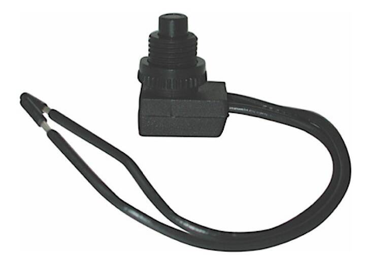 Valterra Push Button Power Vent Door Switch - 4" Wire Leads • DG52451VP