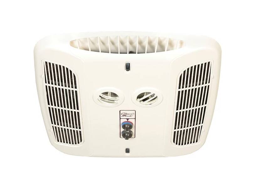 Coleman-Mach Deluxe ChillGrille Ceiling Assembly - Wall Thermostat-Controlled, White • 9430-4553