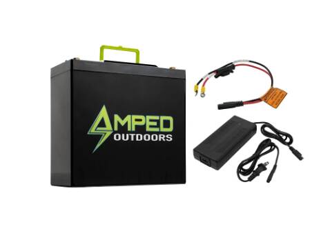 Amped Outdoors Lithium Ion Kayak Battery and Charger • 01.1316.0207