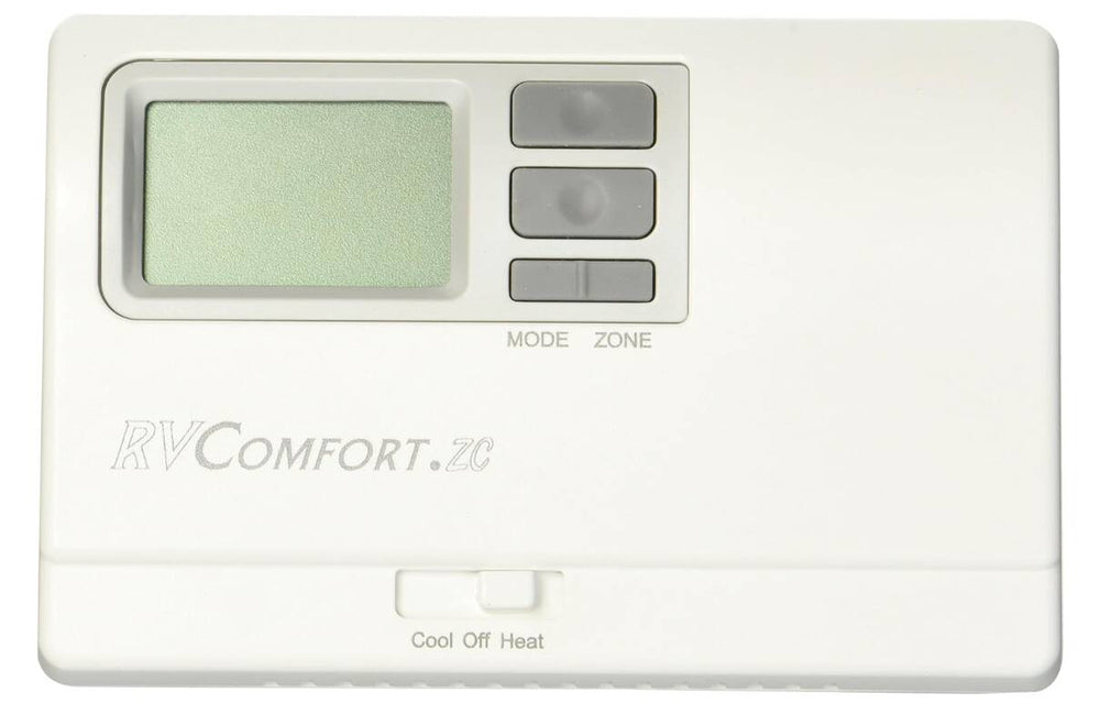 Coleman-Mach Zone Control 8-Series 4 Stage Digital RV Thermostat - White • 8330D3351