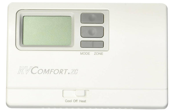 Coleman-Mach Zone Control 8-Series 4 Stage Digital RV Thermostat - White • 8330D3351