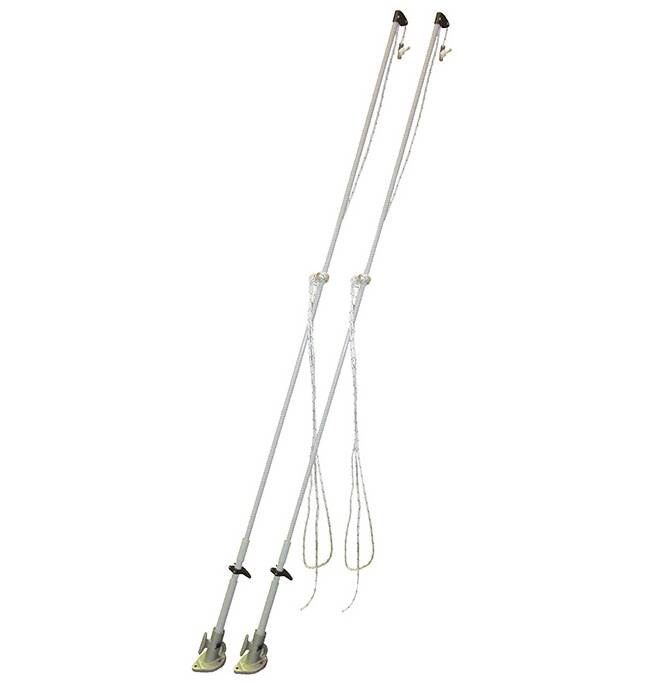 Dock Edge 12′ Mooring Whip for Boat up to 23 ft. or 5000Lb, Set of 2 • DE3400F